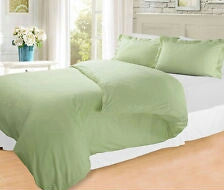 Apple Green Solid Fitted Sheet