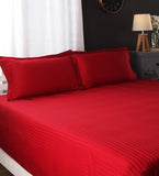 Cherry Red Self-Stripe